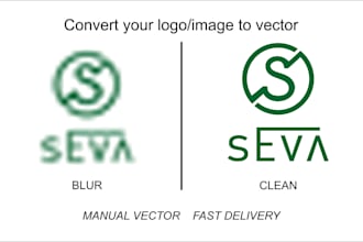 convert your logo or image to vector svg clean and accurate