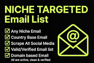 niche targeted email list find email address prospect list