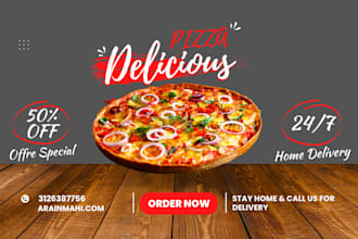 design eye catching food social media posts for your brand