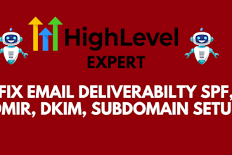 fix ghl email problem and setup gohighlevel email deliverability on ghl