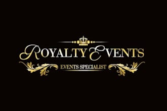 design an events, event management, or party logo