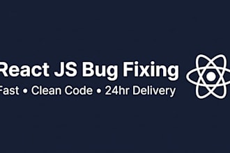 fix bugs and errors in your react js, next js or node js application