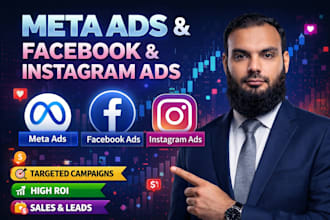 setup manage and scale your facebook and instagram ads entirely, meta ads expert