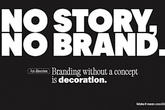 develop your brand art direction, visual language and typography system
