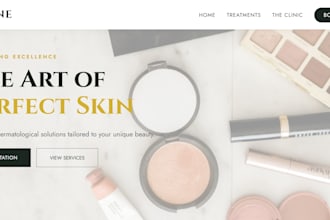 build a custom responsive medspa website using HTML CSS
