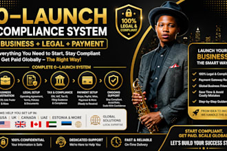 set up your business launch compliance system legal and payment ready