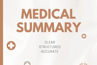 summarize medical articles into clear and structured notes