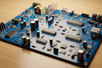 design pcb circuit, schematic, layout and deliver bom gerber files