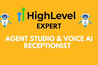 setup gohighlevel agent studio automation ghl voice ai receptionist