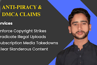 handle anti piracy and dmca claims to protect content
