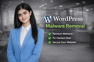 fix hacked site, remove malware and secure wordpress