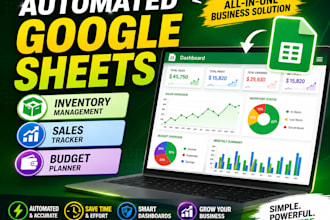 create automated sales tracker and inventory management system in google sheets