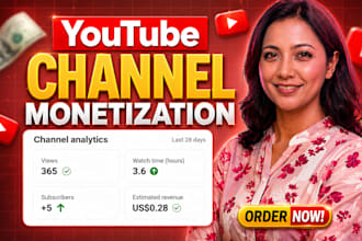 do complete youtube channel monetization service