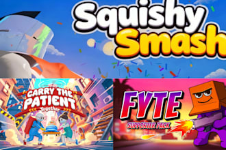 draw steam capsule game asset, steam game key art cover stylized cartoon artwork