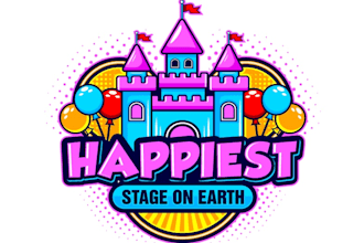 design luxury bounce house logo
