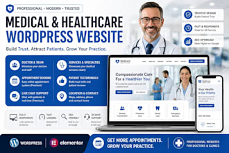 design a professional medical website for doctors and clinics