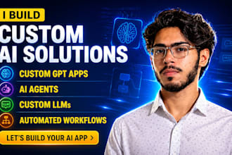 develop custom gpt apps, ai chatbot, ai agents using openai langchain python