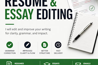 edit and improve your resume, essay, or ai generated text fast