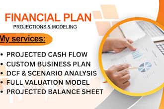 do financial modeling ,forecasting  and business plan financials