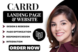 design carrd website design carrd landing page redesign carrd co website seo