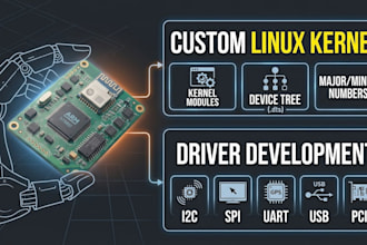 develop custom linux kernel modules, device drivers, and bsp