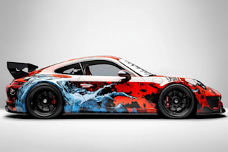 create professional car wrap vehicle wrap