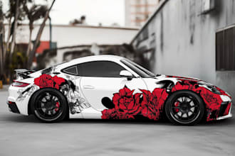van wrap, vehicle wrap, car wrap design