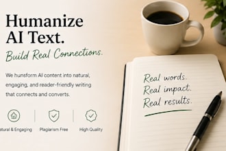 help humanize ai generated text in a skillful way