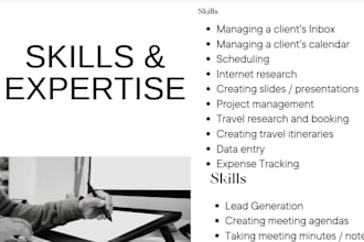 support you with administrative support