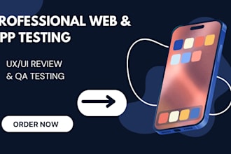 test and review your website or app UX