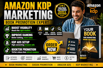 do book promotion amazon KDP ads ebook marketing booktok promotion KDP marketing