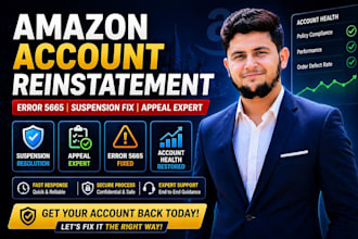 fix amazon suspension, error and reinstate account