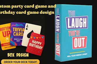 design custom party card game, tcg card game couples card adult card game design