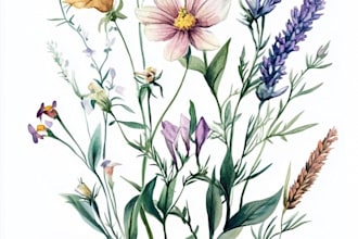 draw botanical food illustration art