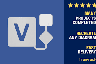 professionally recreate or redesign and redraw diagrams