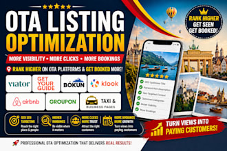 property listing optimization on viator bokun tour getyourguide groupon ota geo