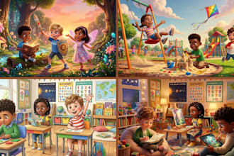 children story book illustration children book illustration kids book children