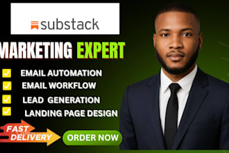 setup substack email newsletter substack email marketing substack automation