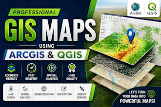 create your map by using arcgis