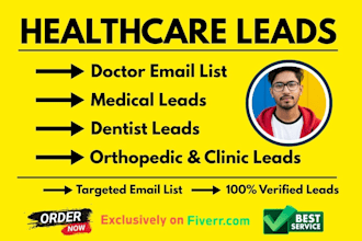 do hospital doctor dentist physician healthcare leads and contact email list