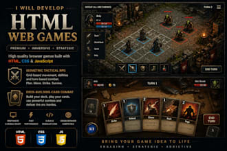 build an HTML5 web game or browser game prototype