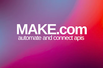 connect and integrate any API with zapier or integromat make