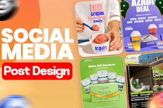design instagram and facebook high quality creative posts