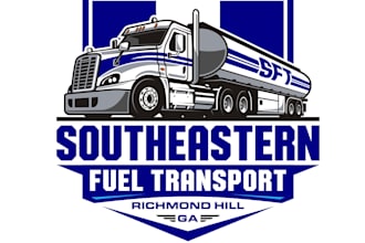 design a trucking, dispatch, transport and towing logo
