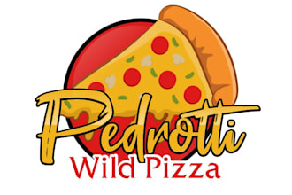 design luxury pizza logo with unlimited revision