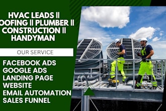 hvac roofing leads, construction handyman leads, plumber leads