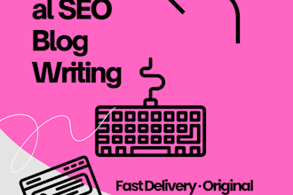 write SEO blog posts and articles for your website