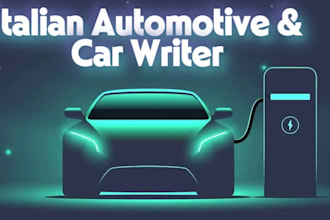 write italian automotive and car content for your website