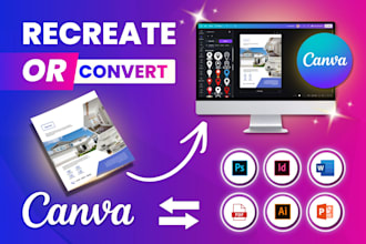 convert your psd, pdf, png, ai file to canva