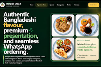 build a modern responsive business website with clean UI design